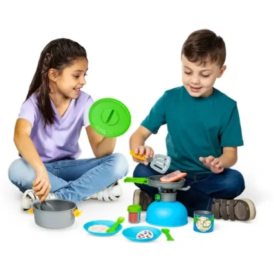 Melissa & Doug Let's Explore Outdoor Cooking Play Set - 27pc image {6}