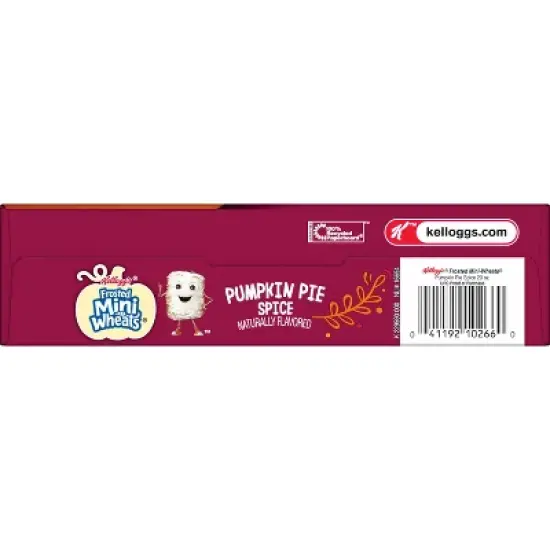 Kellogg's Frosted Mini-Wheats Pumpkin Spice Breakfast Cereal - 20oz image {9}