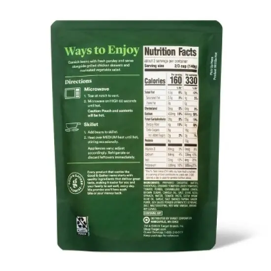 Smoked Paprika Chickpeas Microwavable Pouch - 10oz - Good & Gather&trade; image {2}