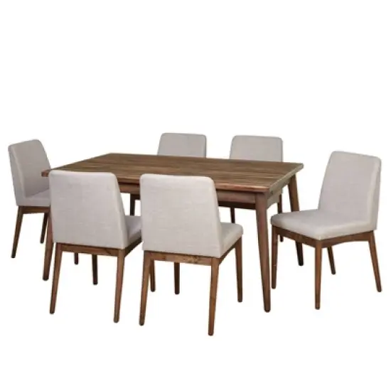 Element Mid-Century Modern Dining Set Walnut - Buylateral image {8}