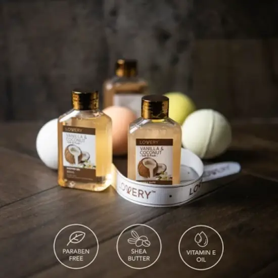 Lovery Bath Boms Gift Set for Women - 9 oversized scented bath bombs plus mini shower gel, bubble bath, and shampoo image {3}