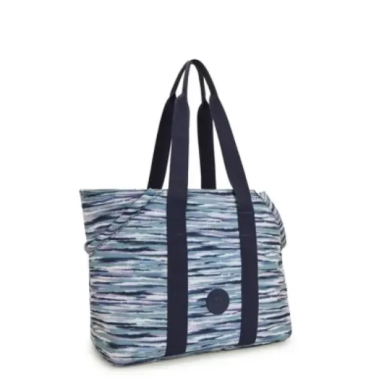 Kipling Art M Pet Tote Bag Brushed Stripes image {6}