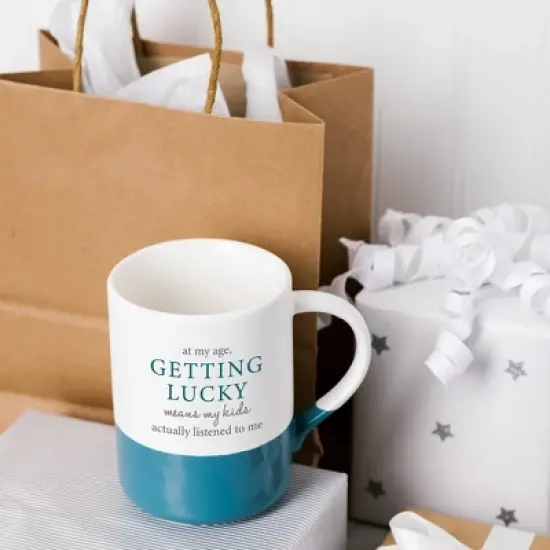 Pavilion Gift Company - Getting Lucky - 18 oz Mug - Drinkware image {3}