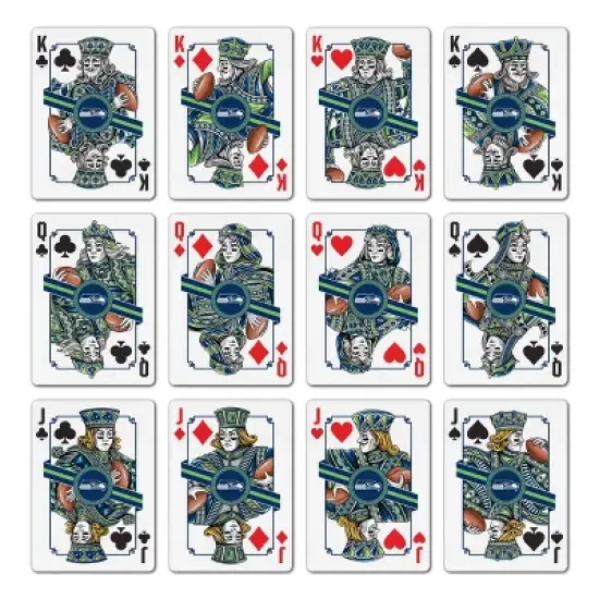 NFL Seattle Seahawks Playing Cards image {1}