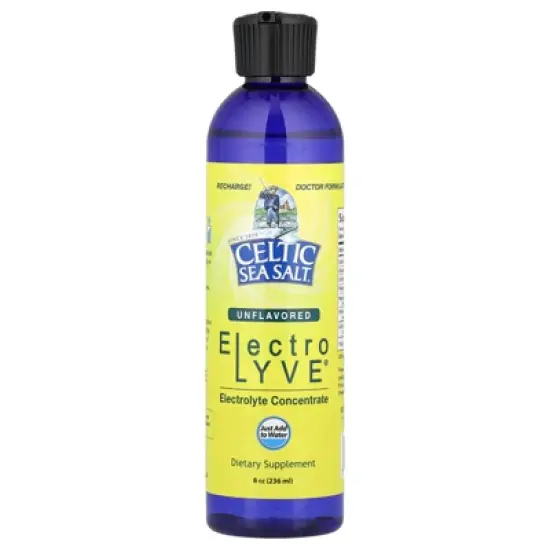 Celtic Sea Salt Electro Lyve&reg;, Electrolyte Concentrate, Unflavored , 8 oz (236 ml) image {4}