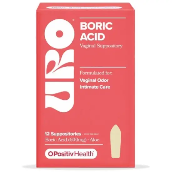 O Positiv URO Boric Acid Suppository - 12ct image {8}