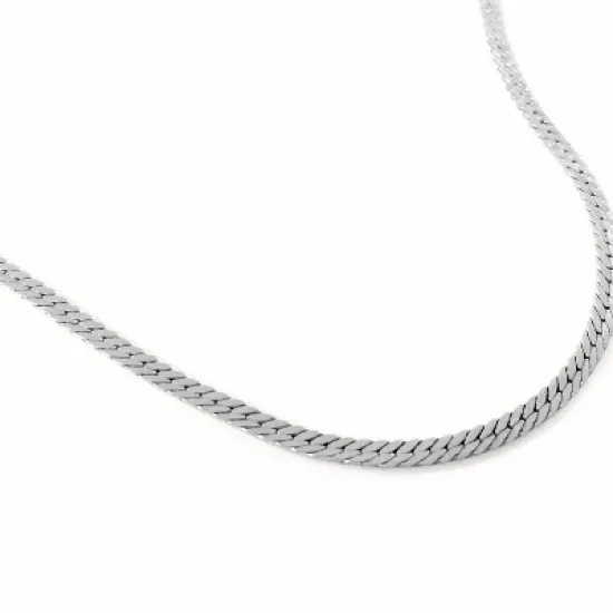 sanctuaire Snake Chain Necklace Silver image {1}