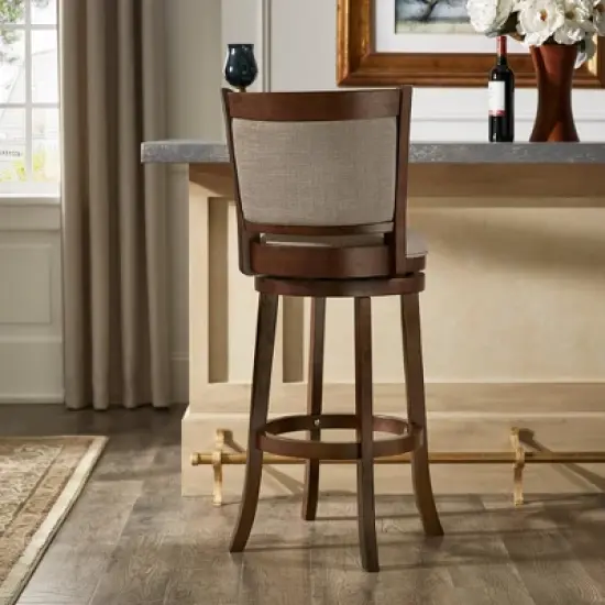 29" Piacenza Swivel Barstool Smoke - Inspire Q image {5}