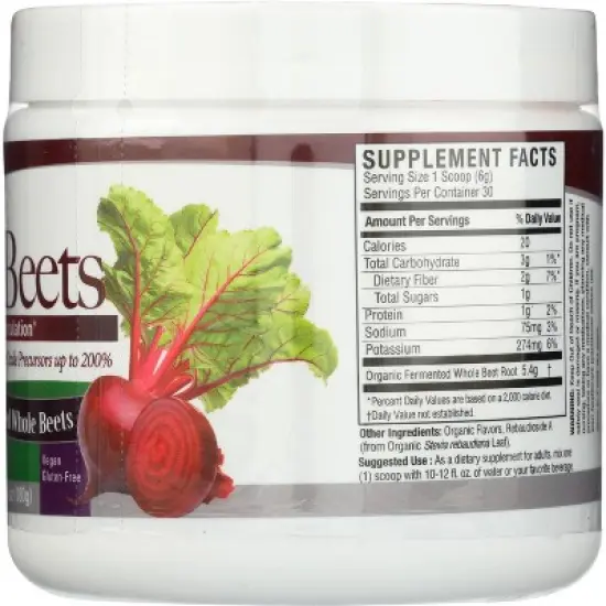 Nature's Answer Whole Fermented Beets Powder - 6.34 oz image {3}