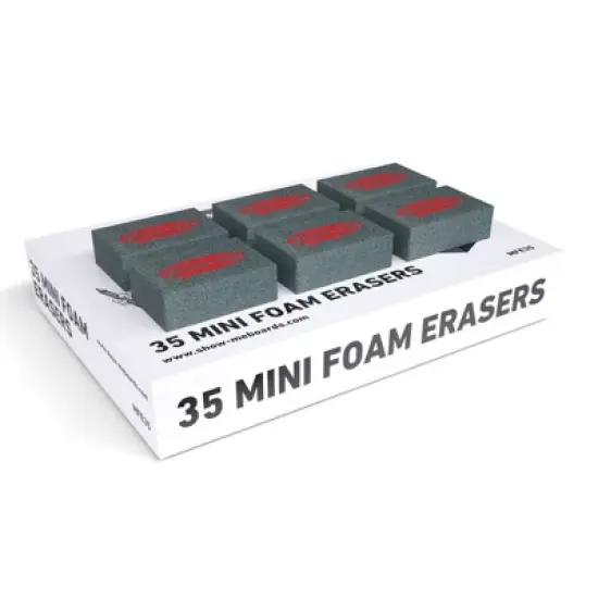 Show-me&reg; Classpack of 35 x A4 Gridded/Plain Lapboards, with Pens, Erasers, Cleaner image {1}