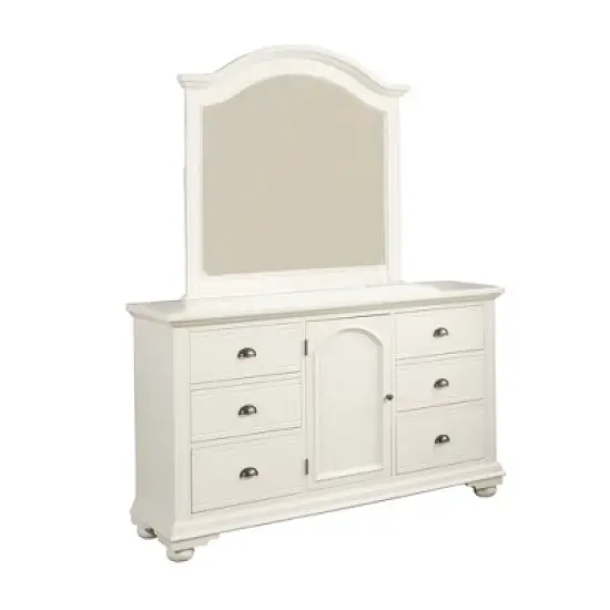 5pc Full Addison Panel Bedroom Set Dove White - Picket House Furnishings image {2}