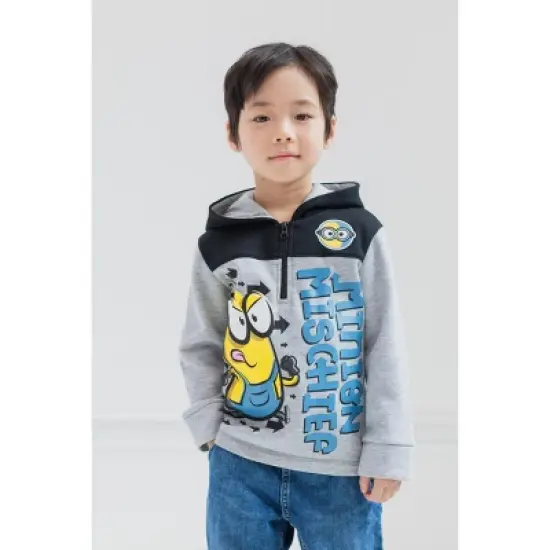 Despicable Me Minions Fleece Half Zip Hoodie Toddler image {1}