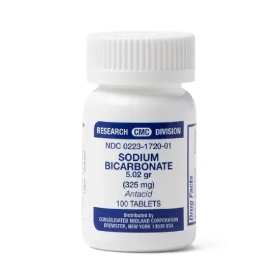 CMP Sodium Bicarbonate 325mg Tablets, 100 Ct image {1}
