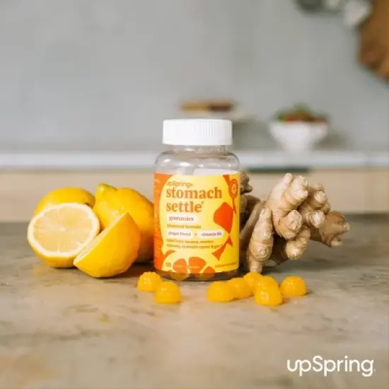 UpSpring Stomach Settle Nausea Relief Gummies - Lemon Ginger - 50ct image {7}