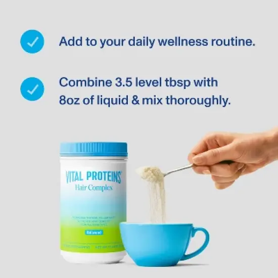 Vital Proteins Hair Complex Powder - 11.4oz image {2}