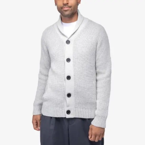 X RAY Men's Shawl Collar Cardigan image {14}