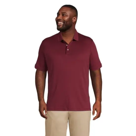 Lands' End Men's Short Sleeve Super Soft Supima Polo Shirt image {10}