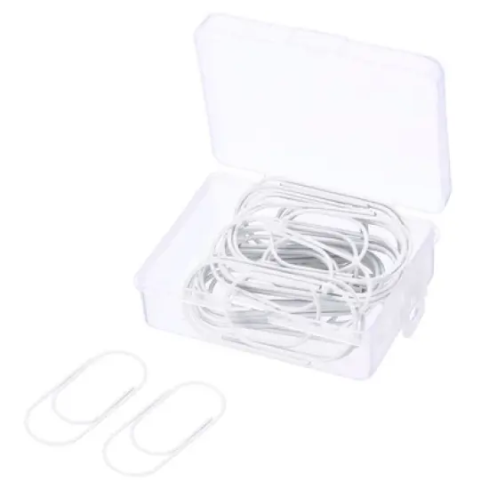 Unique Bargains Large Metal Prevent Tearing Pages Home Office Paper Clip 20 Pcs image {11}