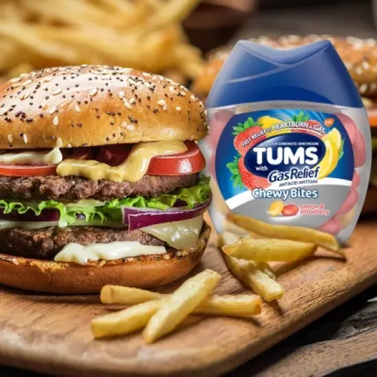 Tums Chewy Bites + Gas Relief Chewable - 54ct image {1}