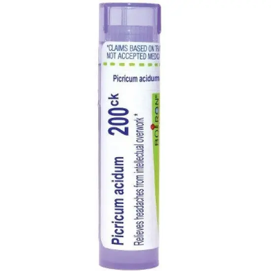 Picricum Acidum 200CK by Boiron Homeopathic Single Medicine For Pain  -  80 Pellet image {10}