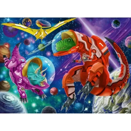 Ravensburger Space Dinosaurs XXL Jigsaw Puzzle - 200pc image {2}