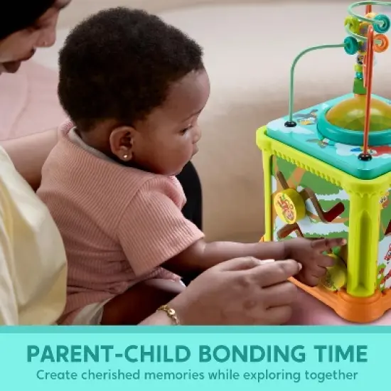 Joyfy Wooden Activity Cube, JungleMontessori Toys, Baby Educational Learning Toys for Toddlers 1 2 3 Year Old, Easter Birthday Gift for Boys Girls image {6}