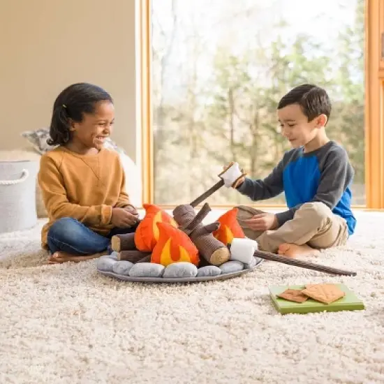 HearthSong - Plush Campfire Set for Kids Outdoor Play image {2}