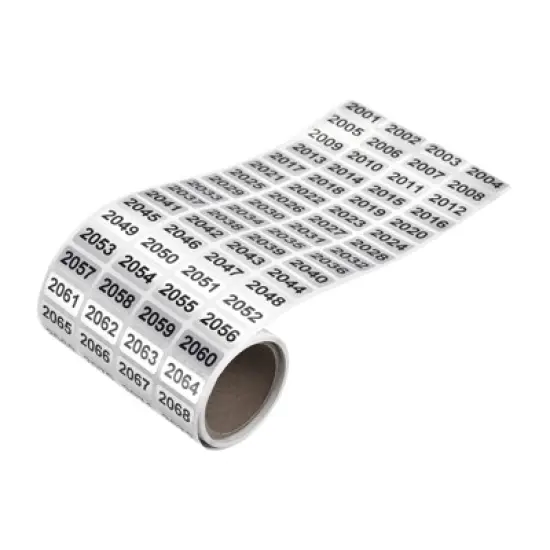 Unique Bargains Office Warehouse Self-Adhesive Consecutive Number Sticker Labels image {6}