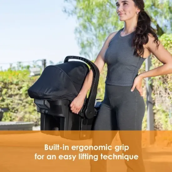 Baby Trend Venture 3-Wheel Stroller Travel System - Stellar Gray image {5}