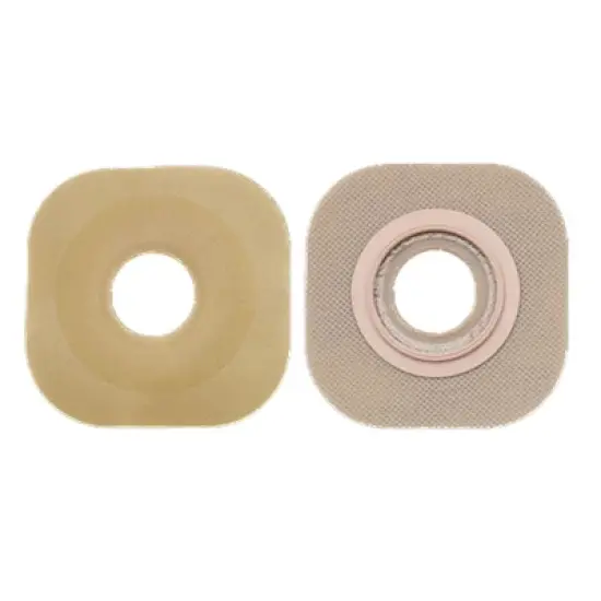 New Image Flextend Flat Floating Flange Pre-Cut Ostomy Barrier image {3}