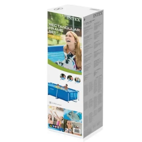 Intex 8.5' x 5.3' x 26" Above Ground Swimming Pool & Cleaning Maintenance Kit image {5}