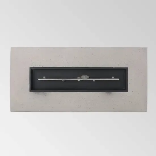 Navan 5pc Aluminum Chat Set with Fire Pit - Dark Gray/Black/Light Gray - Christopher Knight Home image {5}