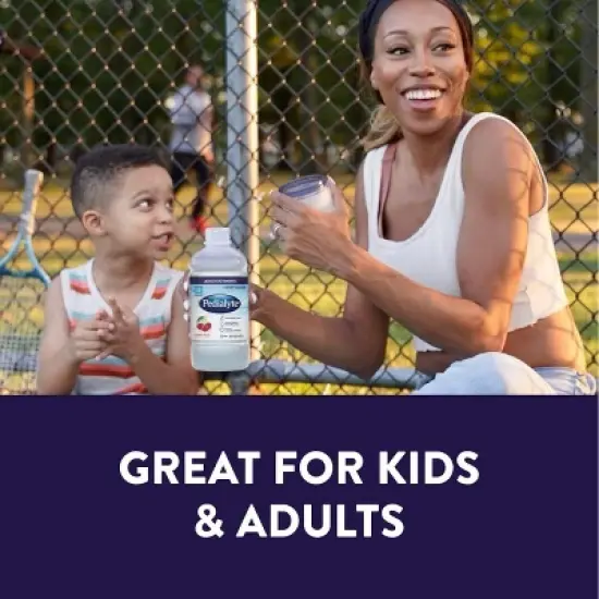 Pedialyte Electrolyte Solution Hydration Drink - Cherry Frost - 33.8 fl oz image {5}