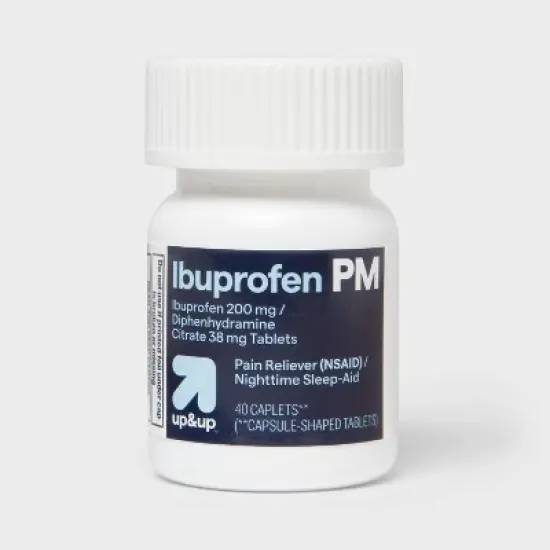 Ibuprofen (NSAID) PM Extra Strength Pain Reliever/Nighttime Sleep-Aid Caplets - up&up&trade; image {3}