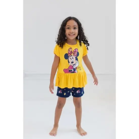 Disney Minnie Mouse T-Shirt and French Terry Shorts Outfit Set Infant to Little Kid image {4}