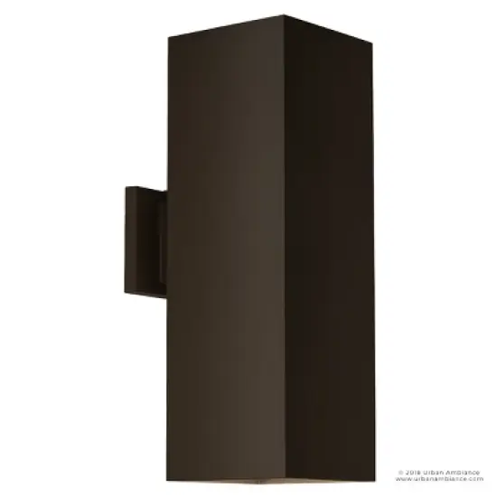 Urban Ambiance Luxury Minimalist Outdoor Wall Light,  18"H x 6"W,  Olde Bronze Finish, UHP1111 image {5}