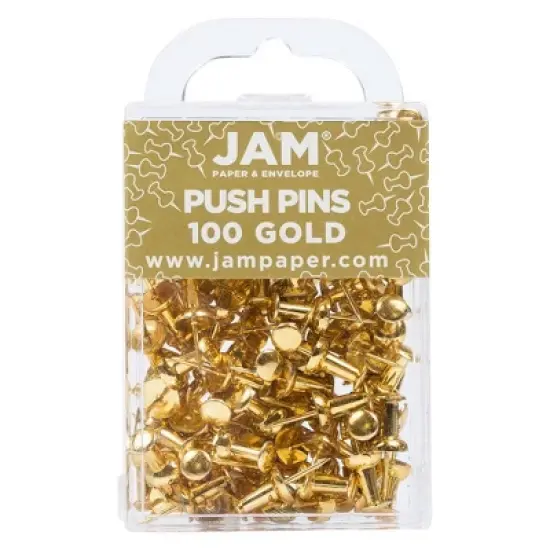JAM Paper 100pk Colorful Push Pins image {9}