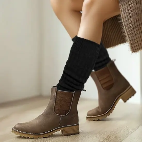 Wrapables Over The Knee Long Wool Blend Leg Warmers image {2}