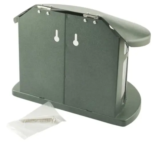 Woodlink Outdoor Alloy Steel Hanging Mount Backyard Squirrel Diner 2 Style Feeder with 4 Pound Feed Capacity for Gardens and Backyards image {1}