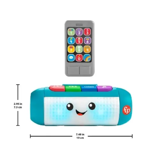 Fisher-Price Laugh & Learn Light Up Learning Speaker and Removable Toy Phone image {4}