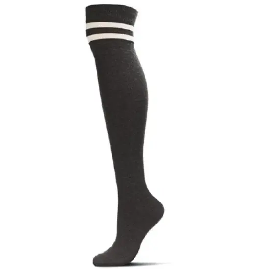 Memoi Top Stripe Cashmere Blend Over The Knee Warm Socks image {3}