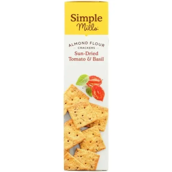 Simple Mills Sun-Dried Tomato & Basil Almond Flour Crackers - Case of 6/4.25 oz image {4}