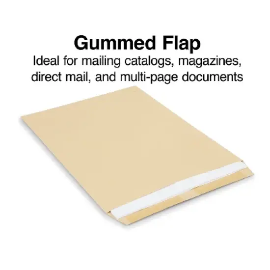 Staples Gummed Catalog Envelopes 9"L x 12"H Brown 100/Box (SPL194969) ST50190-CC image {1}