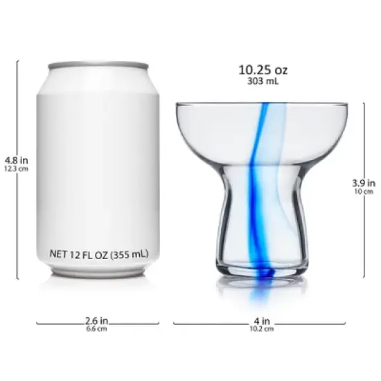 Libbey Blue Ribbon Stemless Margarita Glasses, 10.25 ounce, Set of 6 image {5}