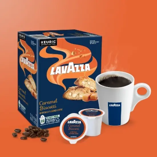 Lavazza Caramel Biscotti Medium Roast Keurig K-Cup Coffee Pods - 22ct image {7}