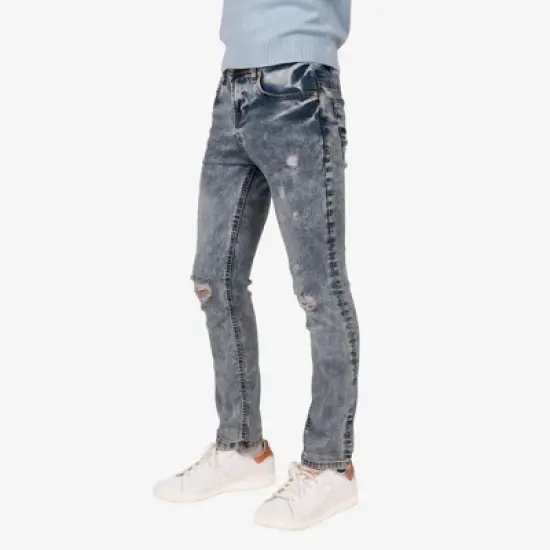 RAW X Boy's Heavy Distressed Jeans image {2}