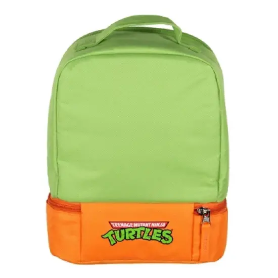 Teenage Mutant Ninja Turtles TMNT All Turtles Dual Compartment Lunch Box Green image {5}