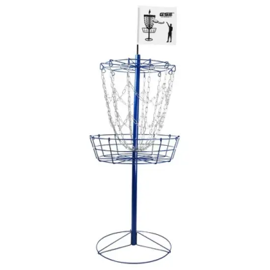 GSE Portable 12-Chain Disc Golf Basket, Metal Flying Disc Golf Practice Target image {8}