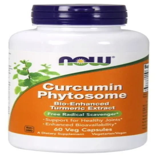 Curcumin Phytosome by Now Foods  -  60 VegCap image {2}