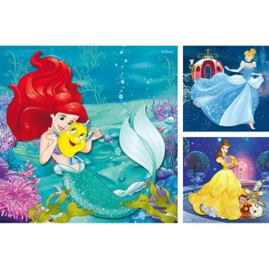 Ravensburger Disney Princess Adventure 3x49pc Jigsaw Puzzle Set image {3}